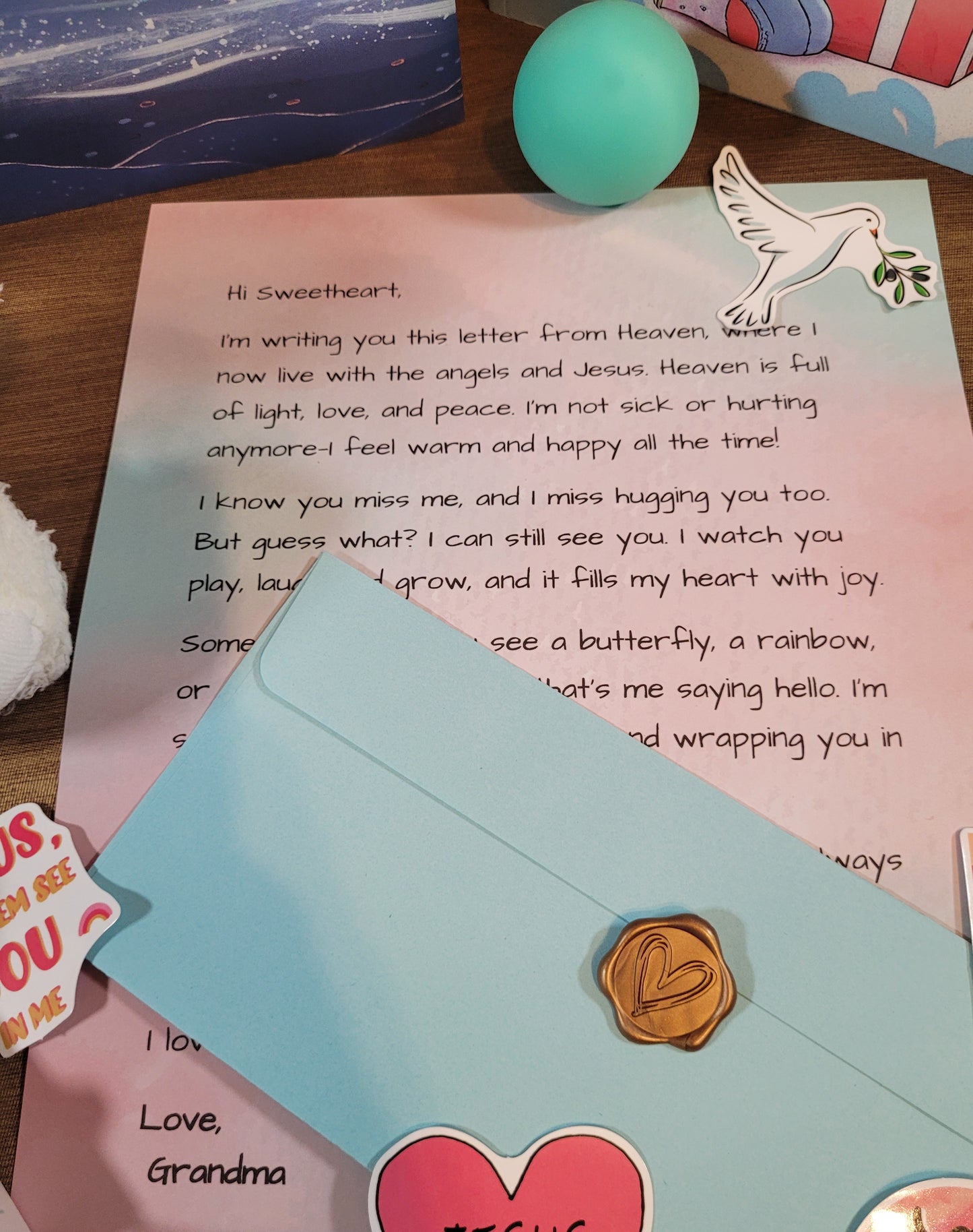 Bear Bereavement Box – Christian Grief Gift for Kids