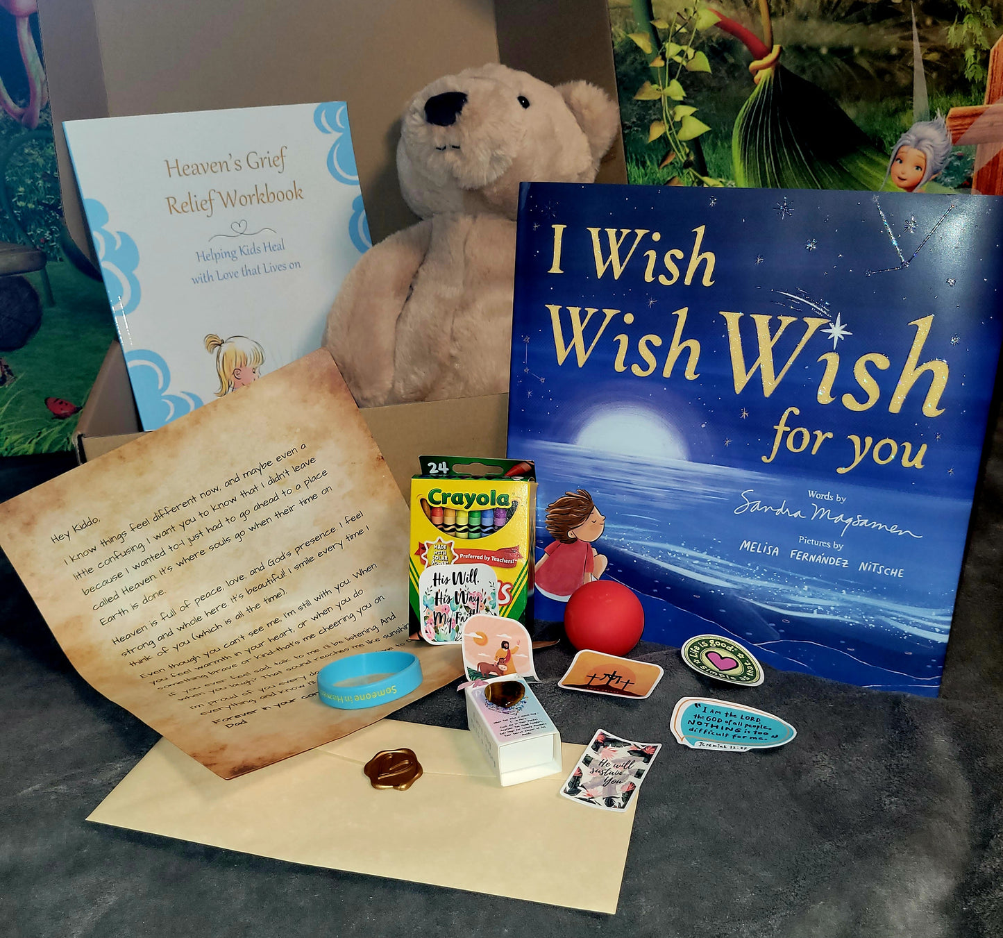 Bear Bereavement Box – Christian Grief Gift for Kids