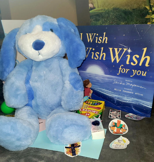 Blue Puppy Bereavement Box – Sympathy Gift for Grieving Children