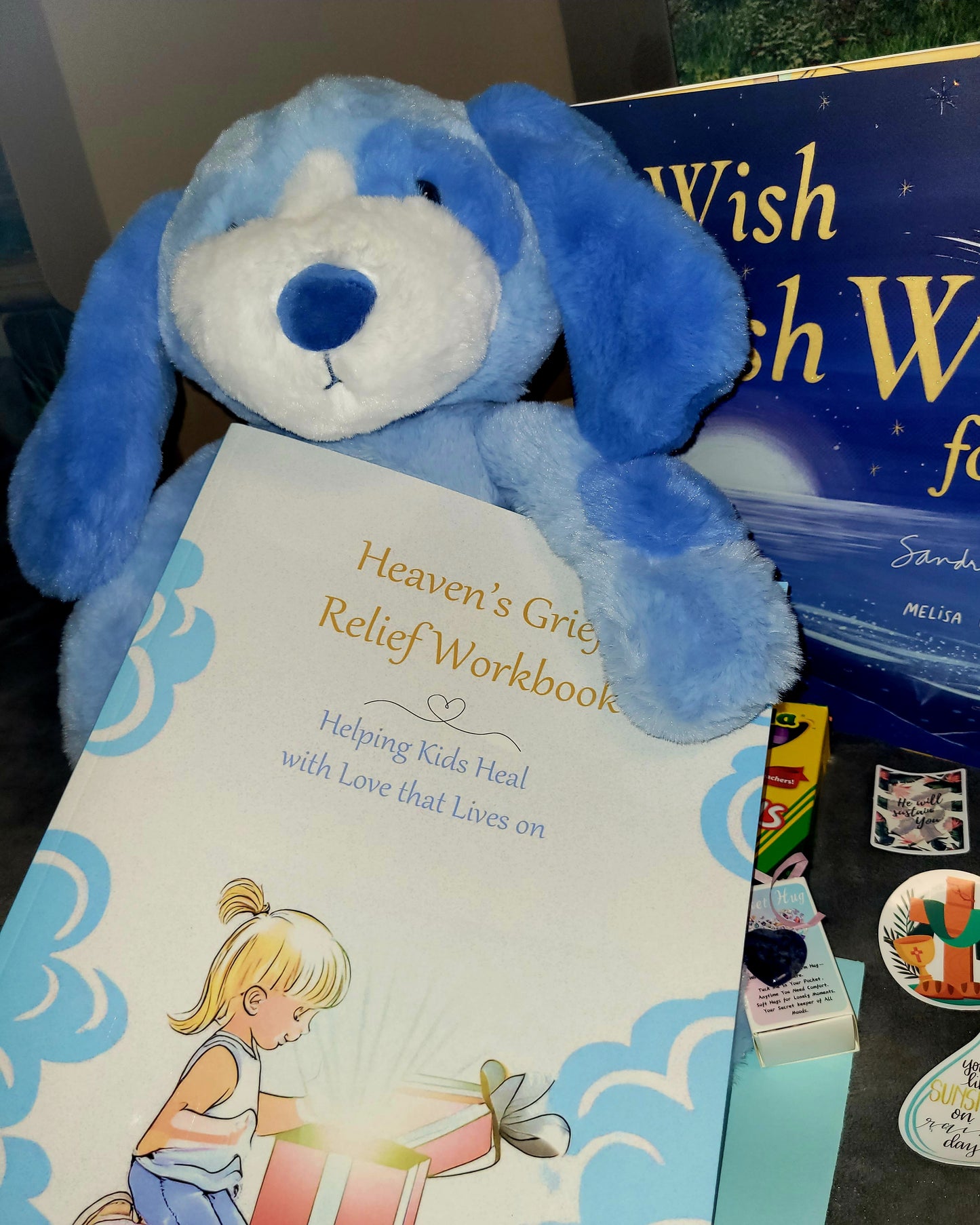 Blue Puppy Bereavement Box – Sympathy Gift for Grieving Children