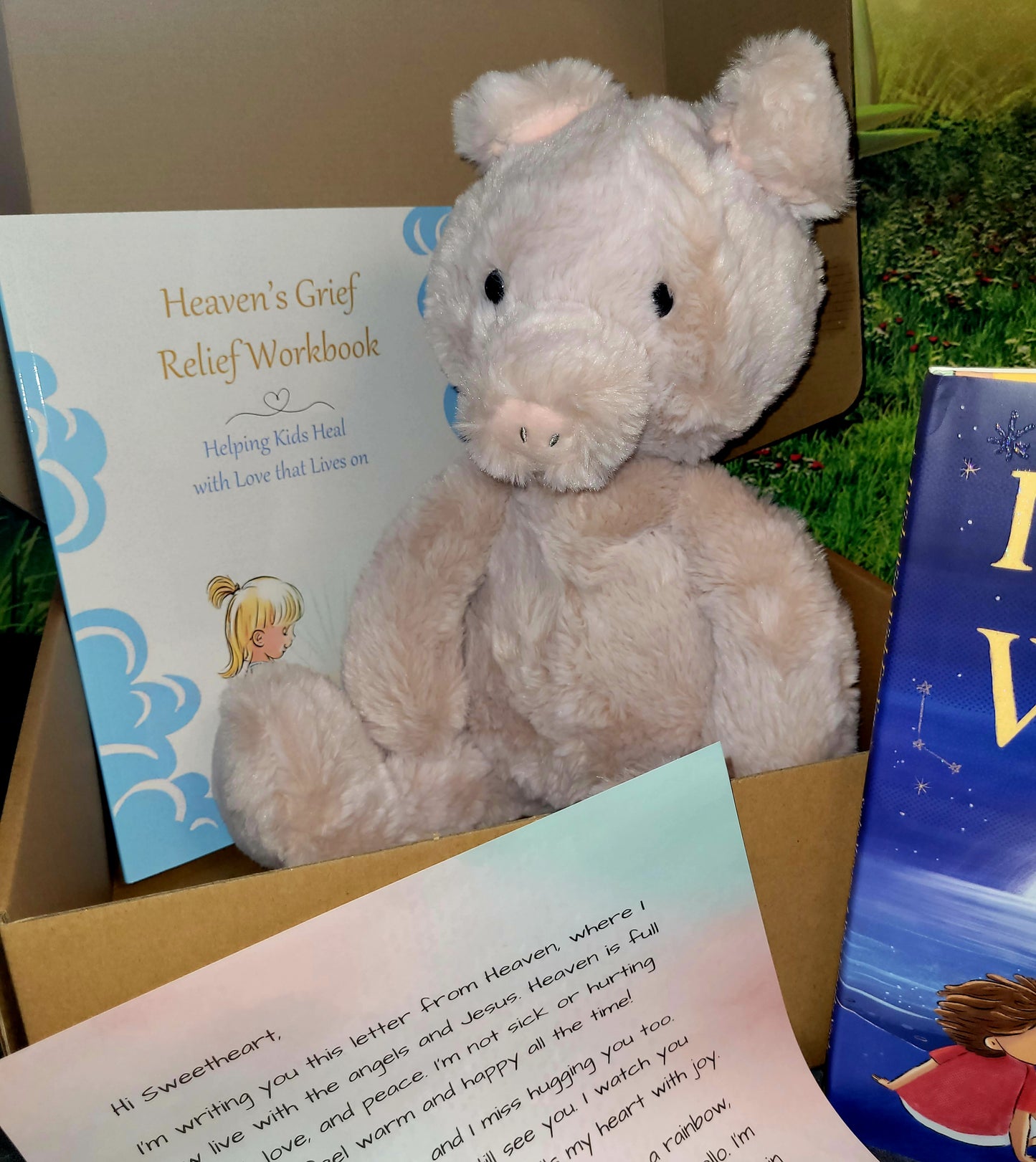 Pink Piglet Bereavement Box – Christian Comfort Gift for Children