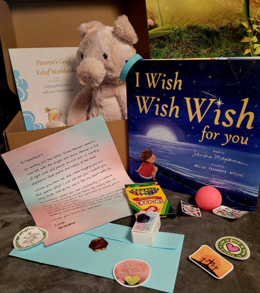 Pink Piglet Bereavement Box – Christian Comfort Gift for Children